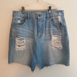 Forever 21 Jean Skirt